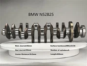 11210402531 N52b25 Crankshaft Sesuai Untuk BMW 325I 525I Z4 E90 E60 E89